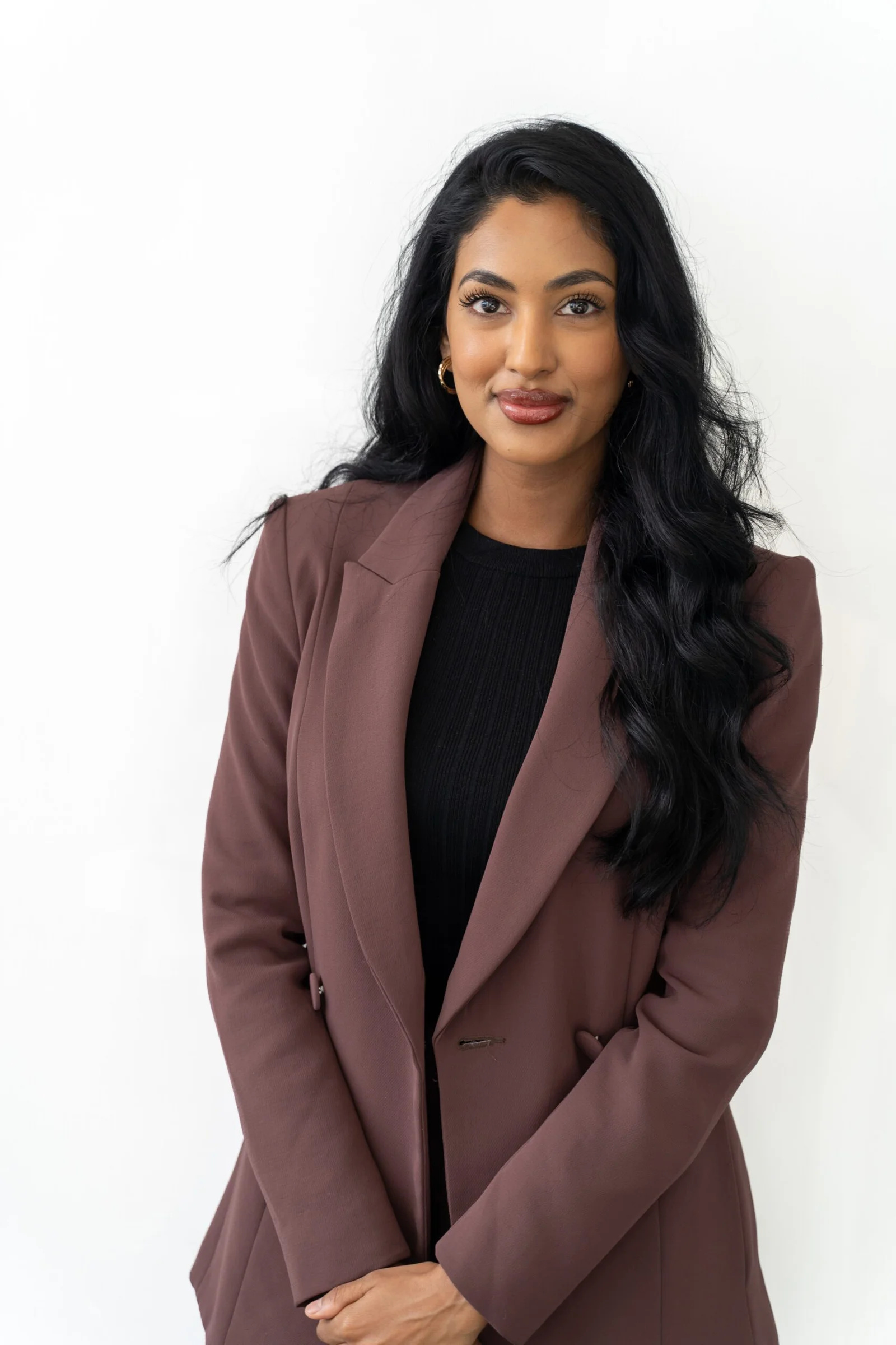 Professional portrait of a smiling woman